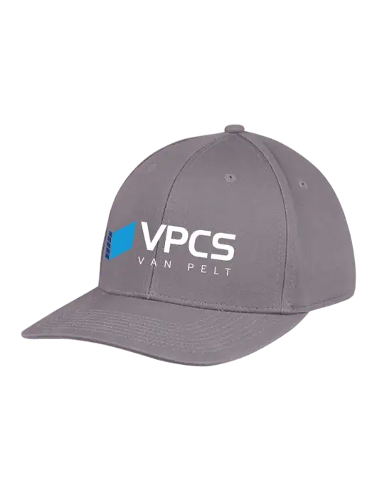 Premium Modern Structured Twill Charcoal Snapback Cap w/VPCS Logo