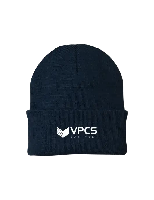 Navy Knit Cap w/VPCS Logo