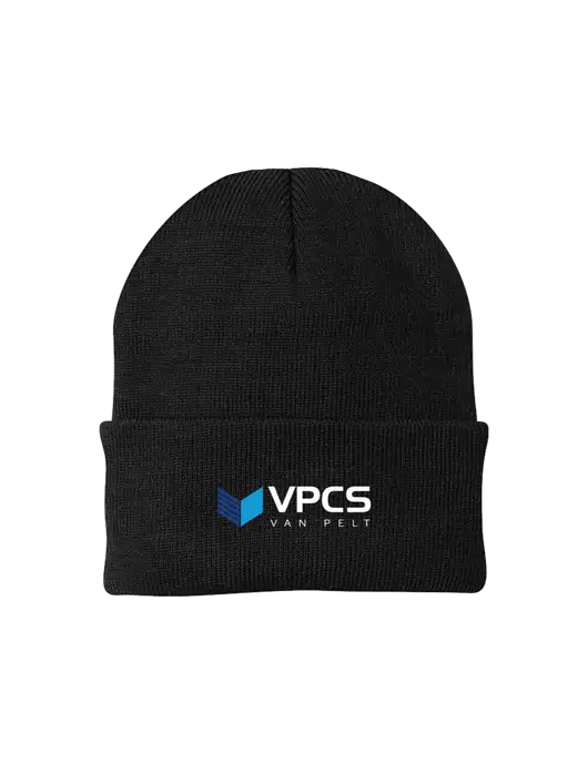 Black Knit Cap w/VPCS Logo