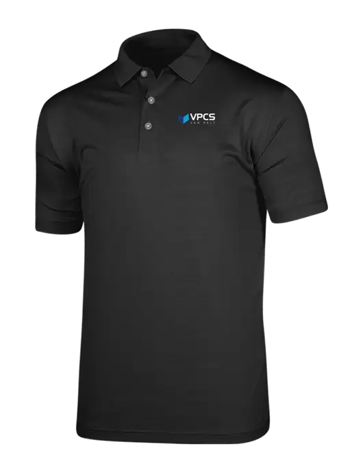 Callaway Vibrant Black Ventilated Polo w/VPCS Logo