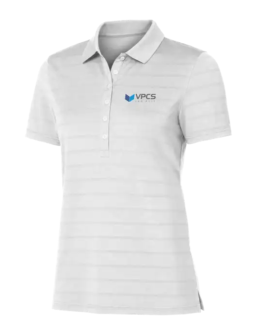 Callaway Womens Bright White Ventilated Polo w/VPCS Logo