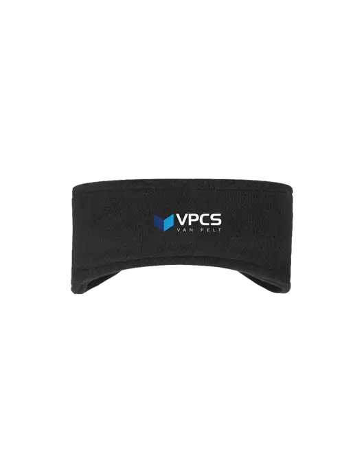 Black Stretch Fleece Headband w/VPCS Logo