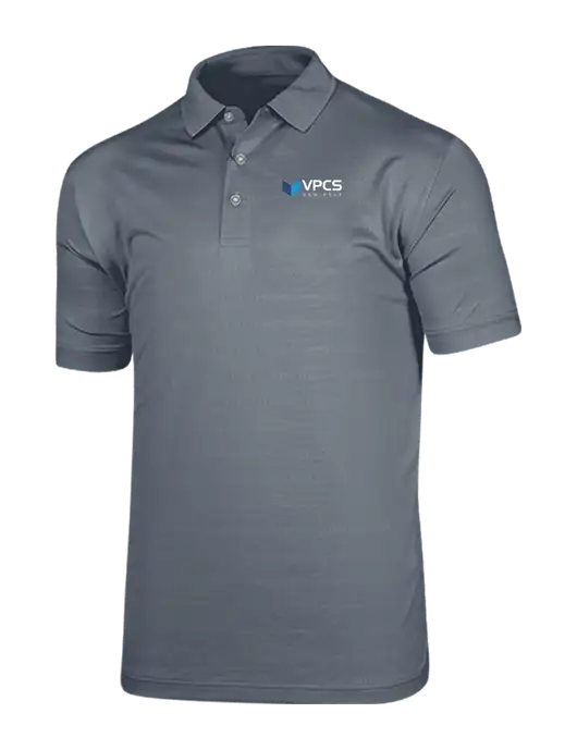 Callaway Vibrant Light Grey Ventilated Polo w/VPCS Logo
