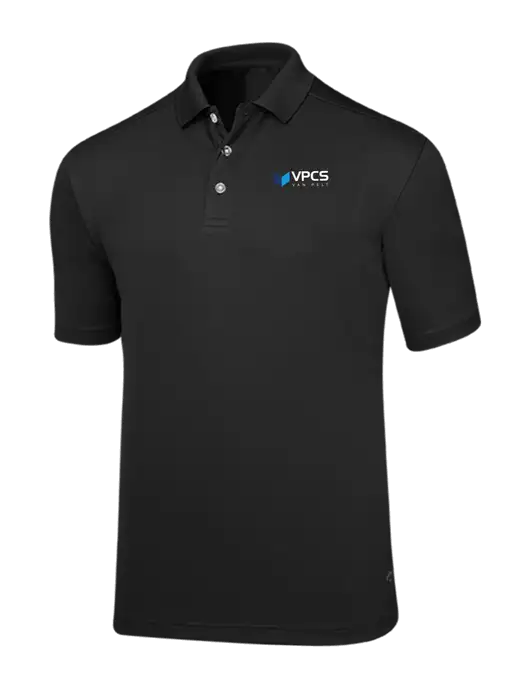 Callaway Core Black Performance Polo w/VPCS Logo