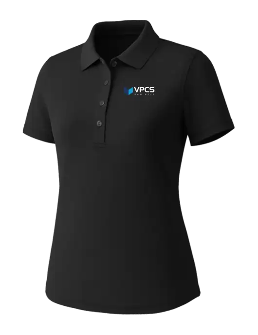 Callaway Womens Core Black Performance Polo w/VPCS Logo