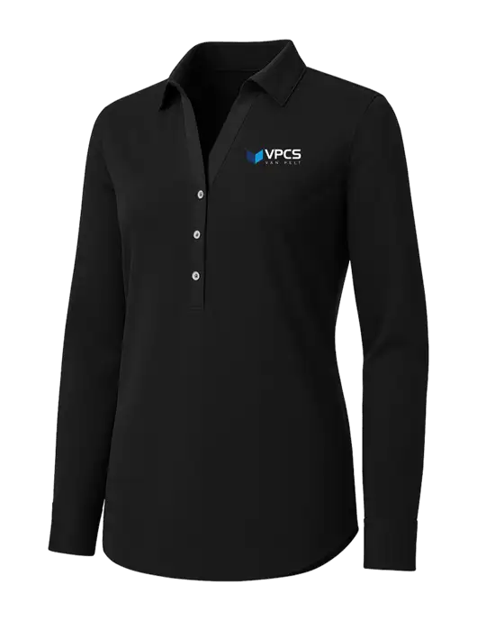 Womens Black City Stretch Shirt w/VPCS Logo