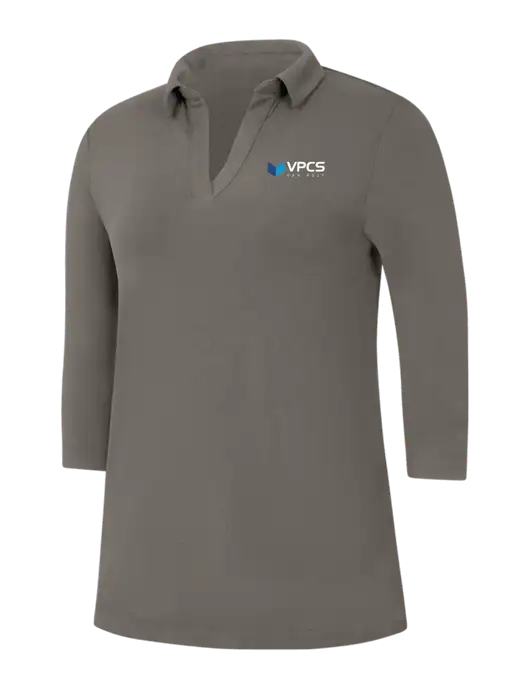 Womens Dark Grey Luxe Knit Tunic w/VPCS Logo