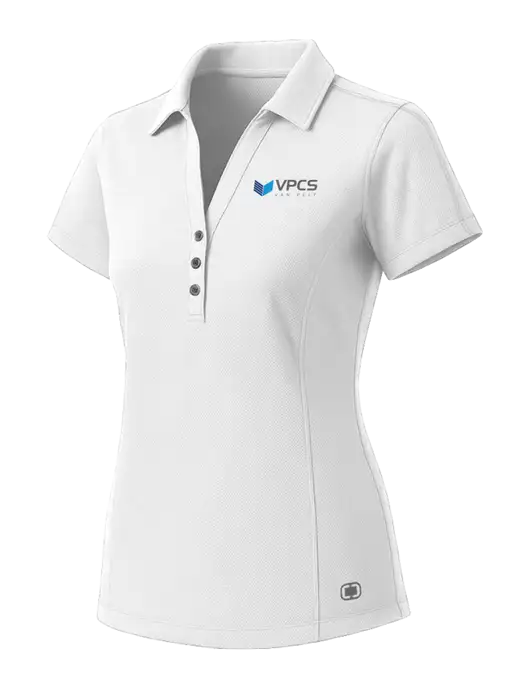 OGIO Womens White ONYX Polo w/VPCS Logo