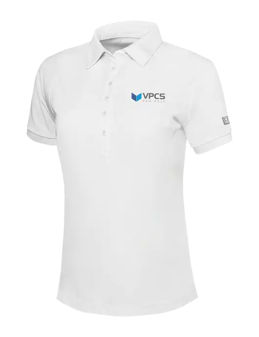 OGIO Womens Bright White Jewel Polo w/VPCS Logo