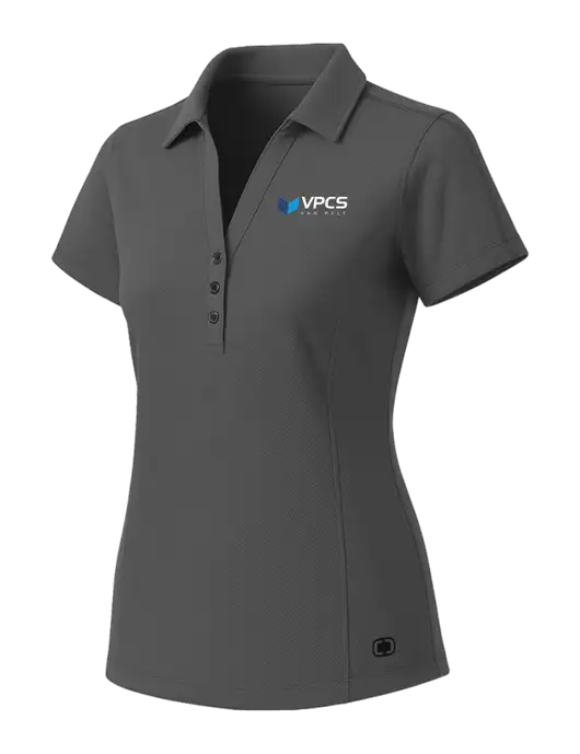 OGIO Womens Medium Grey ONYX Polo w/VPCS Logo
