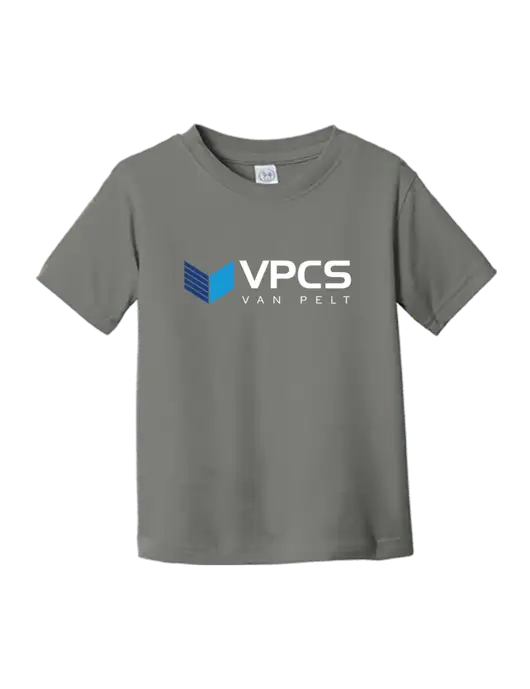 Rabbit Skins Charcoal Toddler Fine Jersey Tee w/VPCS Logo