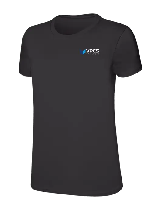 Womens Ring Spun Charcoal 4.5 oz T-Shirt w/VPCS Logo