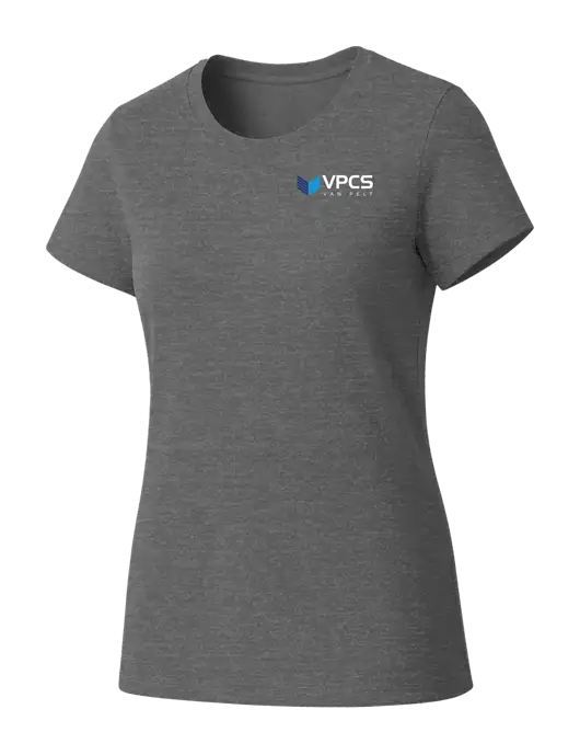 Womens Seriously Soft Grey Frost T-Shirt w/VPCS Logo