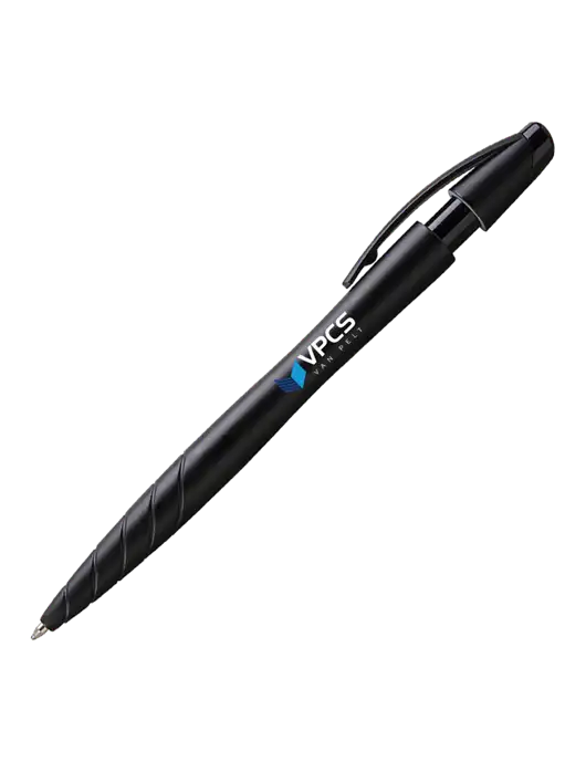 Awali Black Metallic Pen - Black Ink w/VPCS Logo