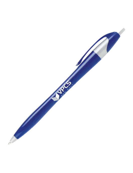 Novella Navy/Silver Corporate Pen- Blue Ink w/VPCS Logo