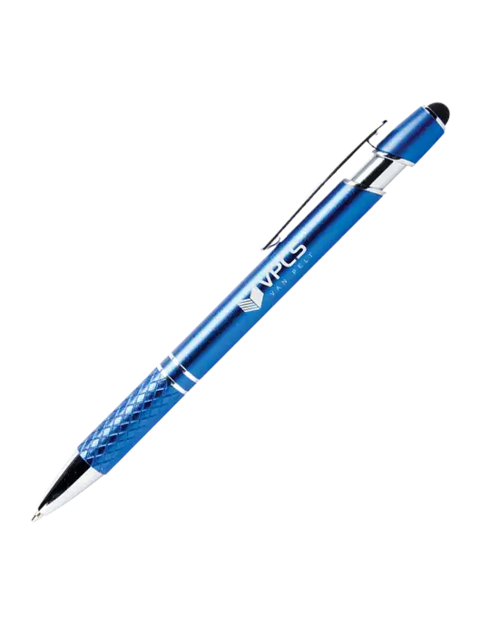 Valencia Blue Stylus Pen - Black Ink w/VPCS Logo