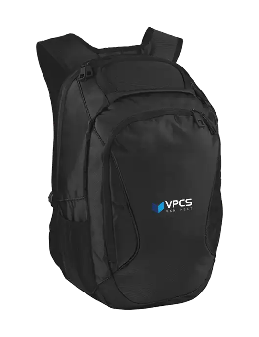 Stealth Black Laptop Backpack w/VPCS Logo