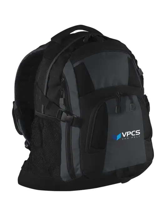 Urban Black/Grey/Black Laptop Backpack w/VPCS Logo