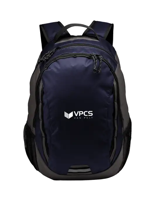 Ridge Deep Navy/Dark Charcoal Laptop Backpack w/VPCS Logo