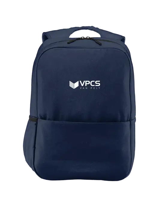 Access Square Laptop River Blue Navy Backpack w/VPCS Logo