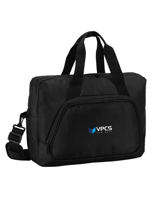 City Black Laptop Briefcase w/VPCS Logo