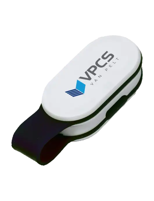 Magna Clip Black Personal Safety Light w/VPCS Logo