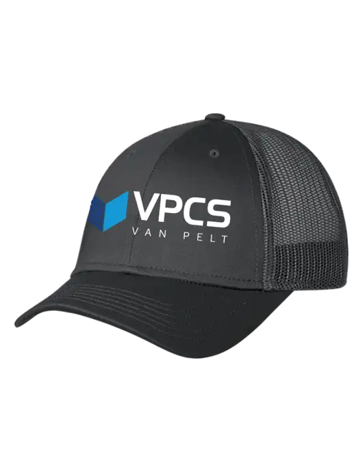 Charcoal Mesh Trucker Cap Snap Back w/VPCS Logo