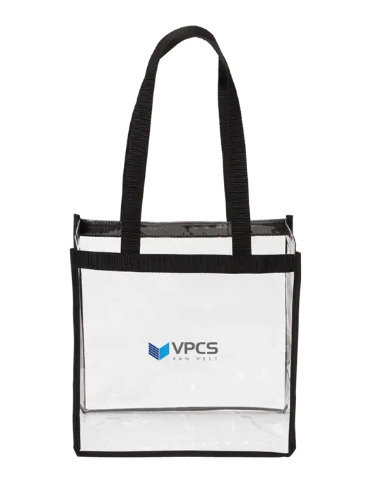 Clear Stadium Tote w/VPCS Logo