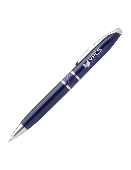 Illusion Navy Pen - Black Ink w/VPCS Logo