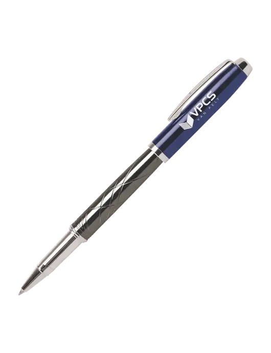 Modernist Blue Rollerball Pen - Black Ink w/VPCS Logo