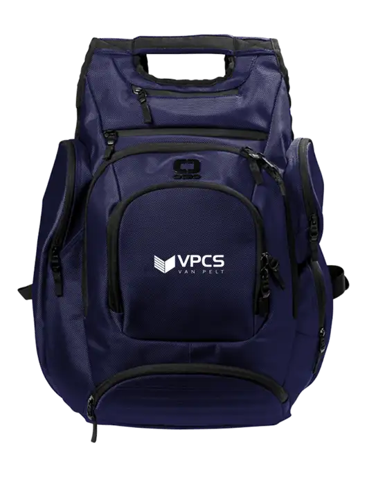 OGIO Navy Metro Ballistic Laptop Backpack w/VPCS Logo