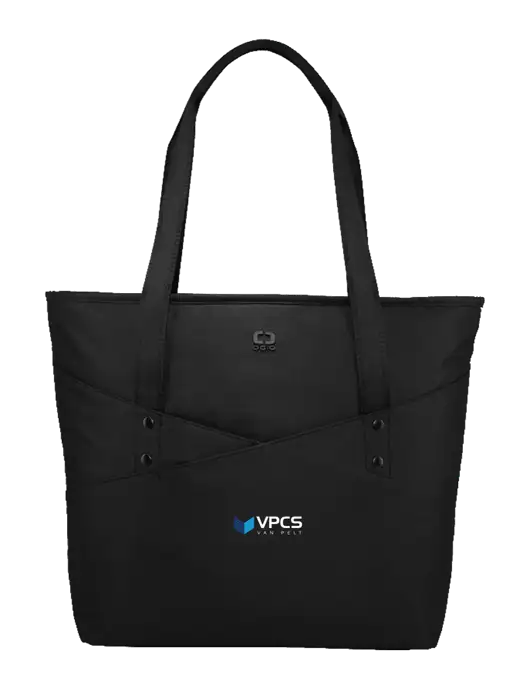 OGIO Black Downtown Tote 
 w/VPCS Logo