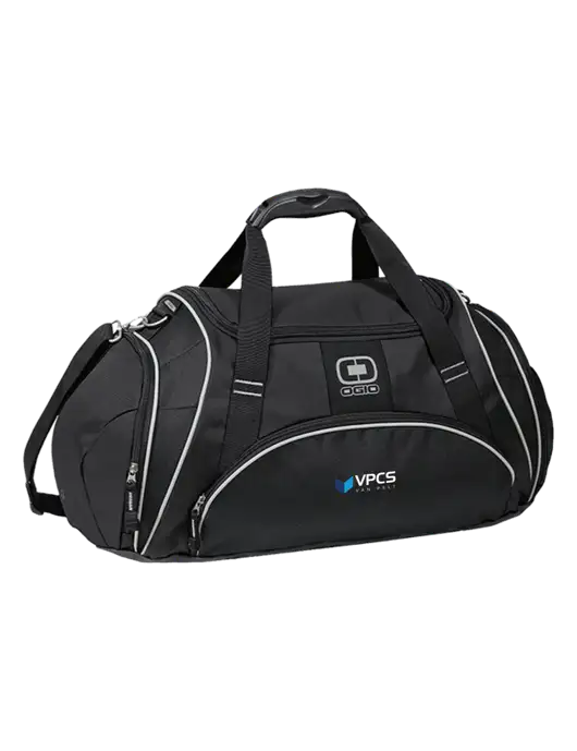 OGIO Black Crunch Duffel
 w/VPCS Logo