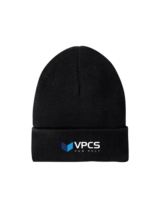 Recycled Black Beanie w/VPCS Logo