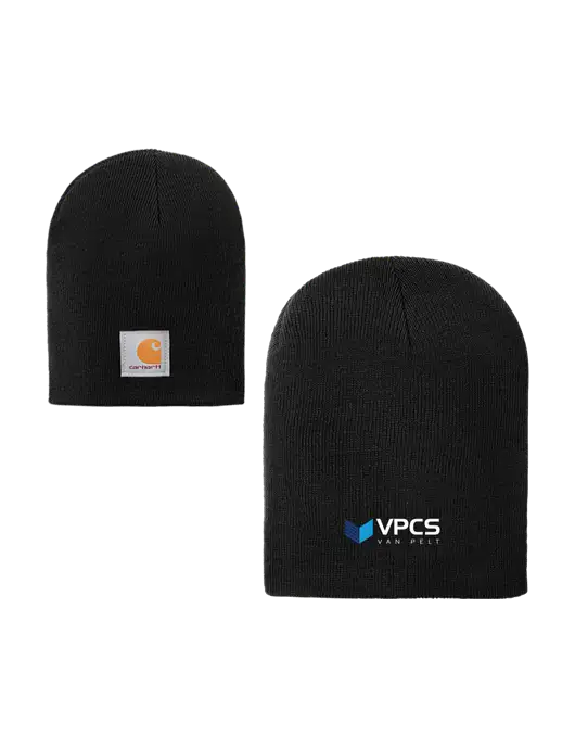 Carhartt Black Acrylic Knit Hat w/VPCS Logo