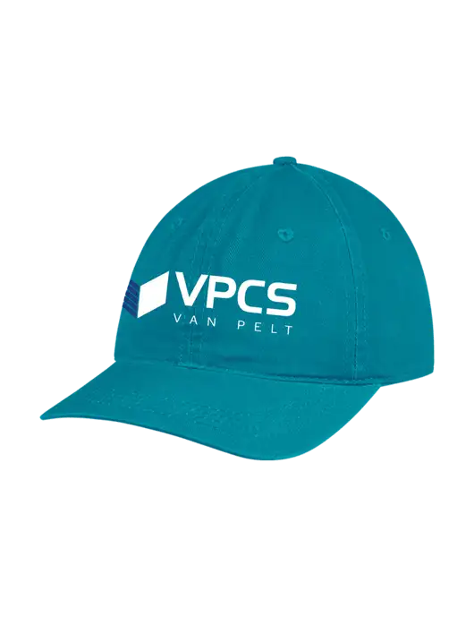 Garment Washed Unstructured Twill Sapphire Cap w/VPCS Logo