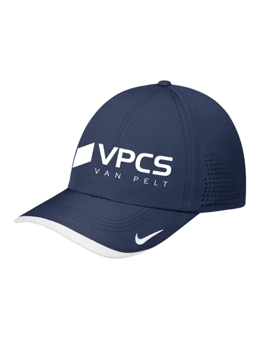Nike Navy/White Dri-FIT Perforated Performance Cap w/VPCS Logo