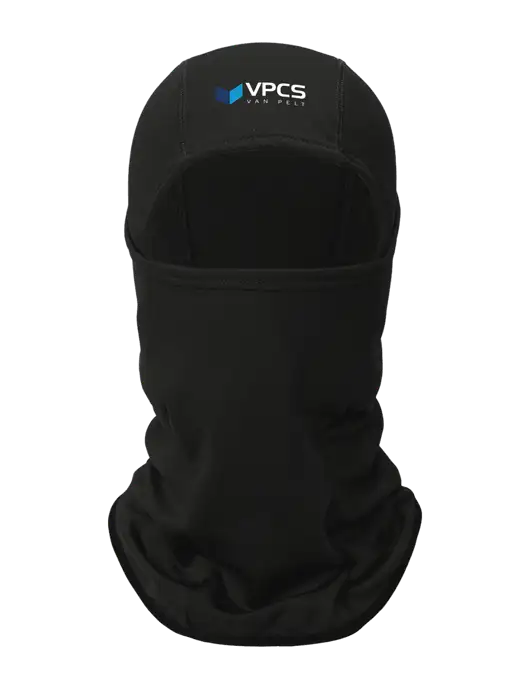 Black CornerStone Smooth Fleece Face Mask w/VPCS Logo