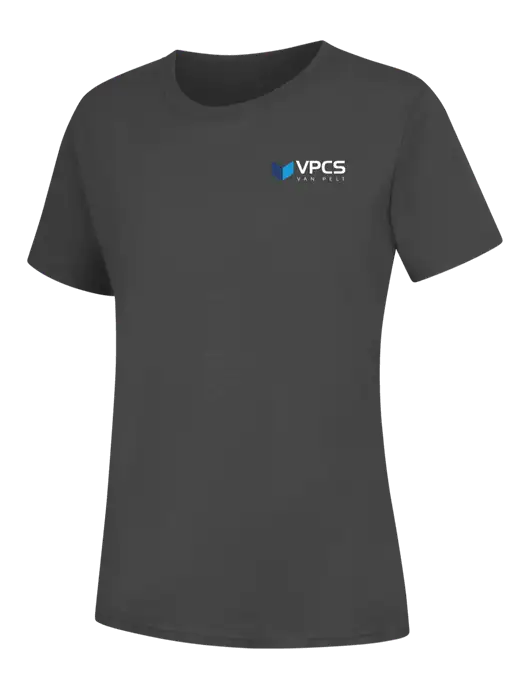 Womens Charcoal Core Blend Tee w/VPCS Logo
