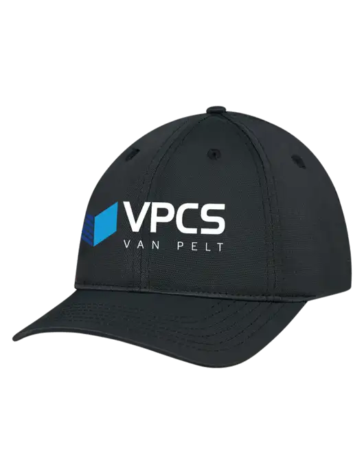Black Nylon Twill Performance Cap w/VPCS Logo