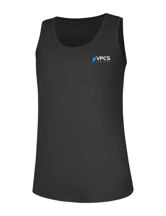 Womens Black Frost Perfect Tri Racerback Tank w/VPCS Logo