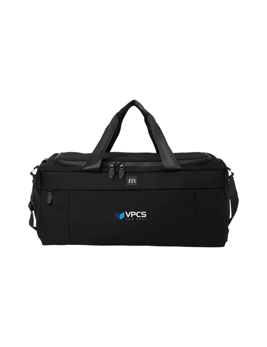 TravisMathew Black Duration Duffel w/VPCS Logo