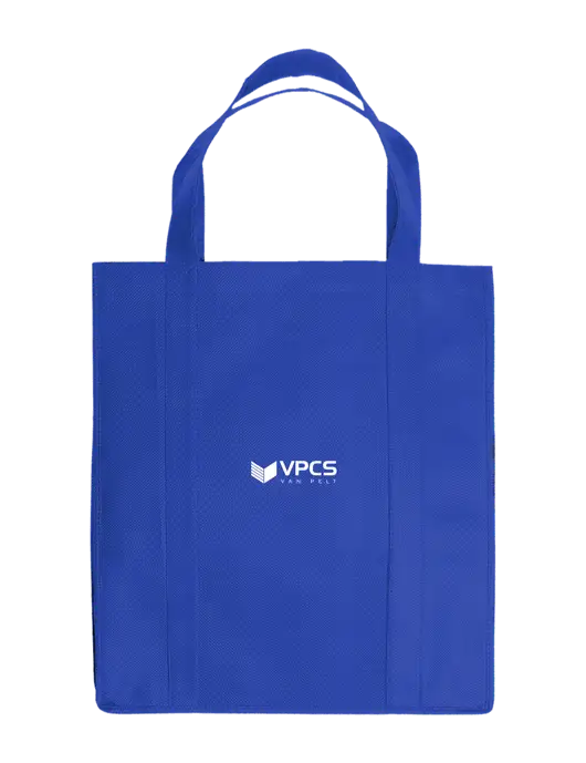 Eco Reusable Jumbo Royal Shopping Bag w/VPCS Logo