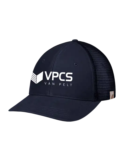 Carhartt Navy Canvas Trucker Cap w/VPCS Logo