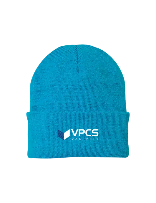 Sapphire Blue Knit Cap w/VPCS Logo