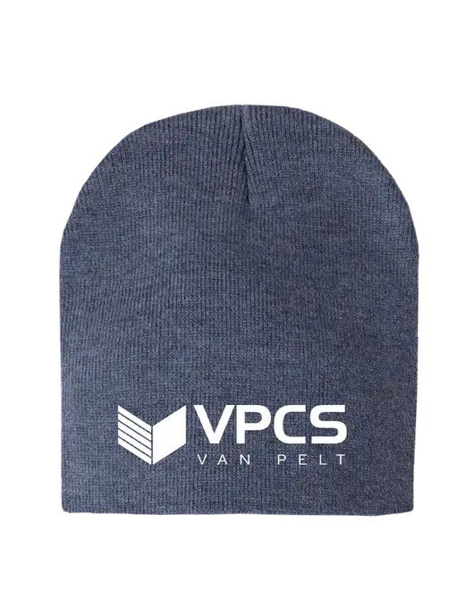 Navy Heather Element Knit Beanie w/VPCS Logo
