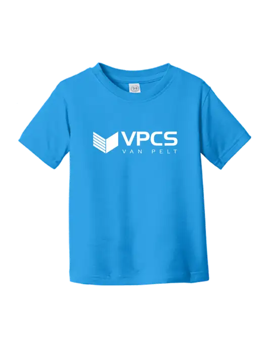 Rabbit Skins Cobalt Toddler Fine Jersey Tee w/VPCS Logo