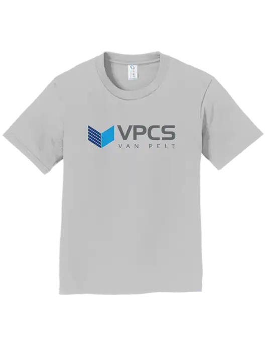 Youth Ring Spun Silver 4.5 oz T-Shirt w/VPCS Logo