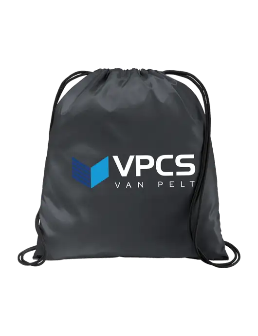 Drawstring  Graphite Grey Cinch Pack w/VPCS Logo