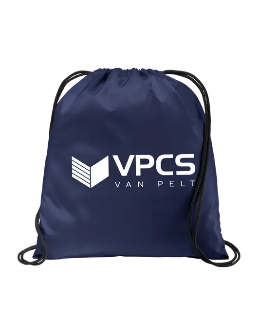 Drawstring  True Navy Cinch Pack w/VPCS Logo